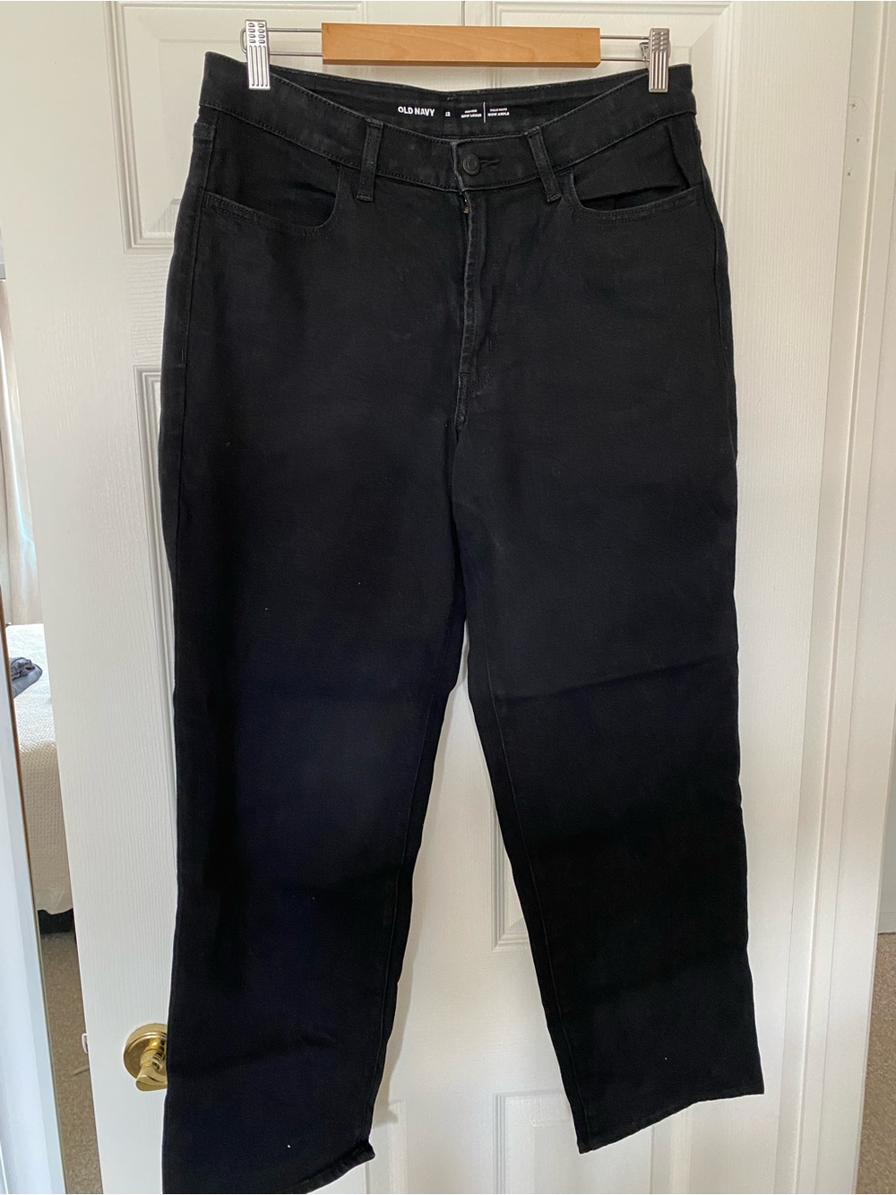 Old Navy Black High-Rise Wow Loose Jeans